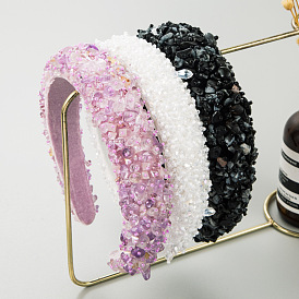 Hair accessories baroque sewn headband female anchor headband