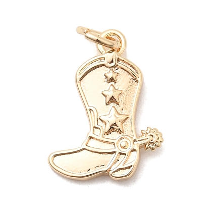 Латунные подвески, брелоки для ботинок, с целью перехода в кольце