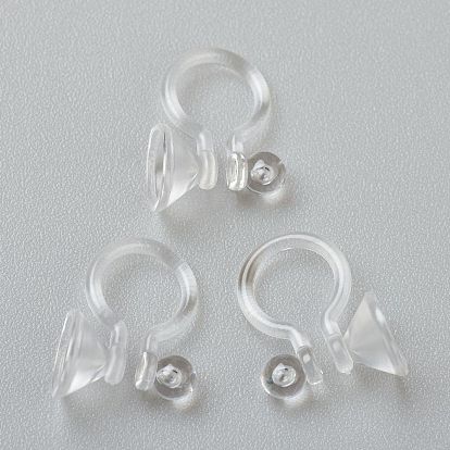 Пластиковые серьги с клипсами, для не проколотых ушей
