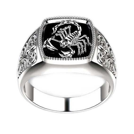 Кольца из сплава для мужчин, Скорпион