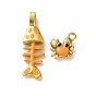 304 нержавеющей стальной эмали подвески, золотые