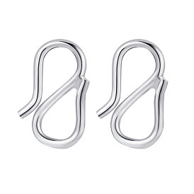 925 Sterling Silver S-Hook Clasps