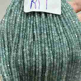 Природного апатита нитей бисера, кубические, граненые, класс А