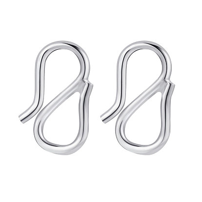 925 Sterling Silver S-Hook Clasps