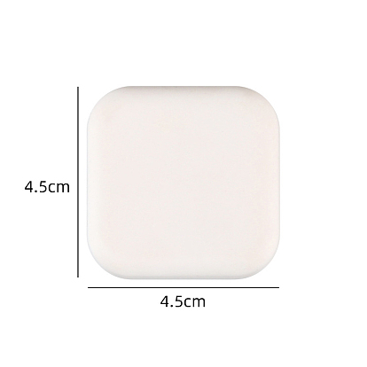 Self Adhesive Silicone Door Knob Wall Shield, Wall Protector, Square