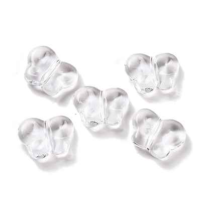 Прозрачные акриловые бусины, бабочка