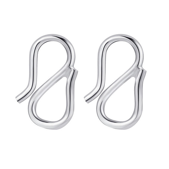 925 Sterling Silver S-Hook Clasps