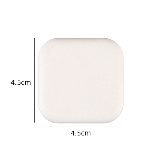 Self Adhesive Silicone Door Knob Wall Shield, Wall Protector, Square