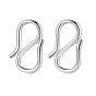 925 Sterling Silver S-Hook Clasps