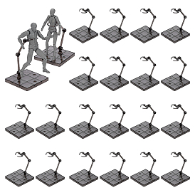 Пластиковая подставка для демонстрации фигурок с квадратным основанием, для кукольной модели игрушки подставка для подставки