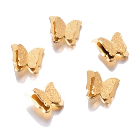 Stainless Steel Charms, Butterfly Charm