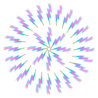 50шт ионное покрытие (ip) 201 филигранные подвески из нержавеющей стали, гравированные металлические украшения, молния