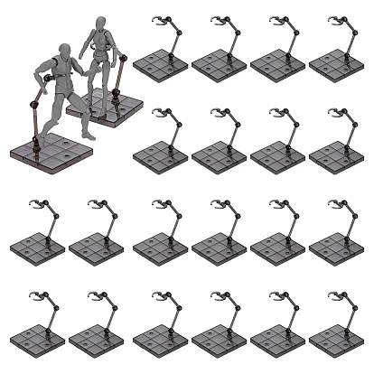 Пластиковая подставка для демонстрации фигурок с квадратным основанием, для кукольной модели игрушки подставка для подставки
