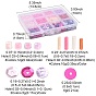 DIY Bead Jewelry Making Finding Kit, Including Glass Round & Tube Seed Beads, Disc Plastic Paillette Beads