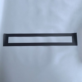 Pochoirs de peinture rectangulaires en PVC ajouré, modèle de dessin, pour le dessin de panneaux de signalisation routière