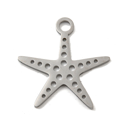 304 подвески из нержавеющей стали, лазерная резка, звезда очарование
