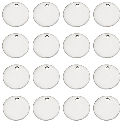 200 шт. 201 штампованные пустые бирки из нержавеющей стали, плоско-круглые