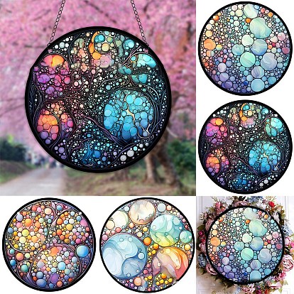Acrylic Sun Catcher Pendant, Rainbow Maker, Suncatchers, DIY Garden & Home Decoration