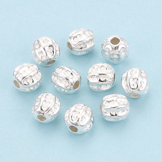 925 шарики стерлингового серебра, форма ореха, гофрированный