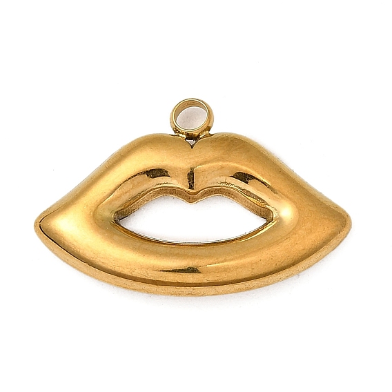 304 подвески из нержавеющей стали, очарование губ, ионное покрытие (ip)