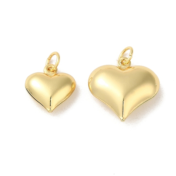 Стойки обшивки латунные подвески, с прыжковых колец, долгоиграющий, без свинца и без кадмия, сердце