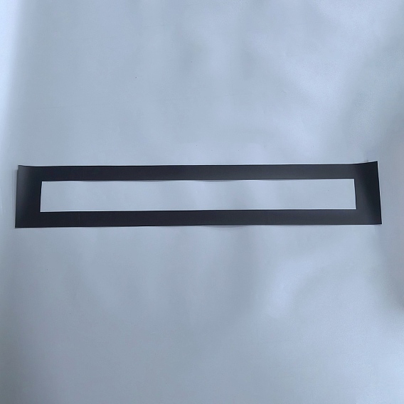 Rectangle PVC Hollow Out Painting Stencils, Drawing Template, for Road Sign Drawing