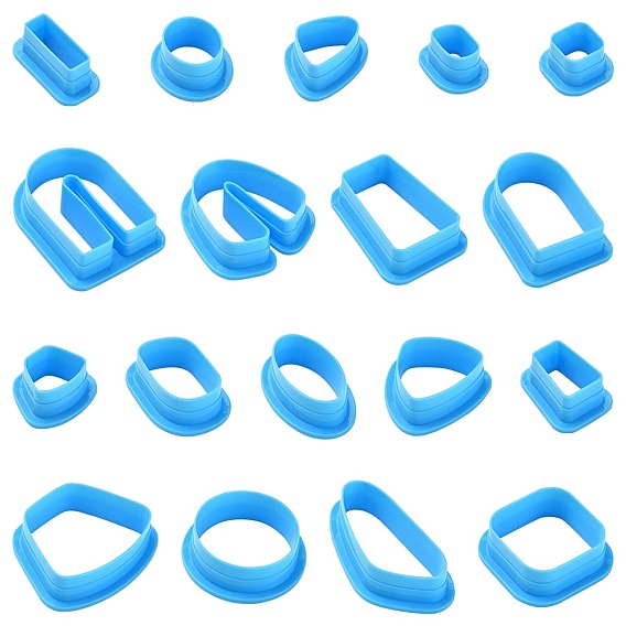 ABS Plastic Cookie Cutters, Geometrical Shape