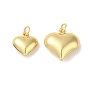 Стойки обшивки латунные подвески, с прыжковых колец, долгоиграющий, без свинца и без кадмия, сердце