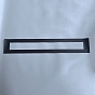 Rectangle PVC Hollow Out Painting Stencils, Drawing Template, for Road Sign Drawing