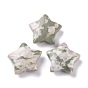 Natural Peace Jade Beads, No Hole, Star