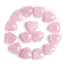 Natural Gemstone Healing Stones, Heart Love Stones, Pocket Palm Stones for Reiki Ealancing
