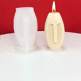 3D Lady Face Candle Food Grade Silicone Molds, Scented Candle Molds, Resin Casting Molds