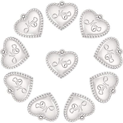 День матери 304 кулоны из нержавеющей стали, сердце со словом мама и любовь