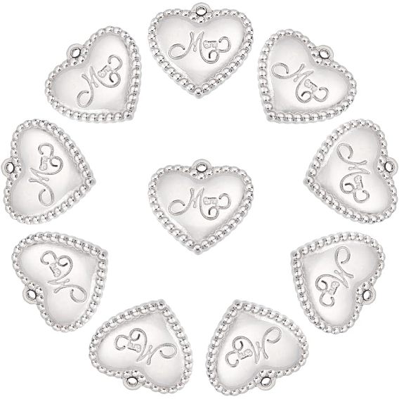 День матери 304 кулоны из нержавеющей стали, сердце со словом мама и любовь