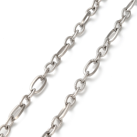 304 Цепи с кольцами и овальными звеньями из нержавеющей стали, несварные