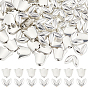 80Pcs 2 Styles Tibetan Style Alloy Beads, Cadmium Free & Lead Free, Flower