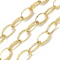 Rack Plating Brass Oval Link Chains, Soldered, with Spool, Cadmium Free & Lead Free