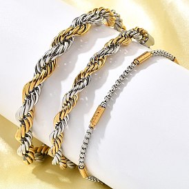 304 браслеты-цепочки из нержавеющей стали для женщин