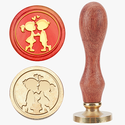 Набор сургучной печати, печать сургучом твердой латунной головки, деревянная ручка ретро латунный штамп комплект съемный, для конвертов приглашений, подарочная карта