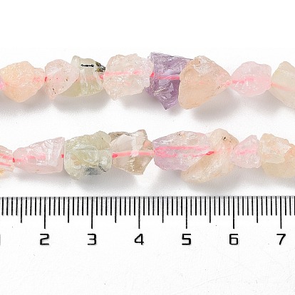 Raw Rough Natural Mixed Gemstone Beads Strands, Nuggets