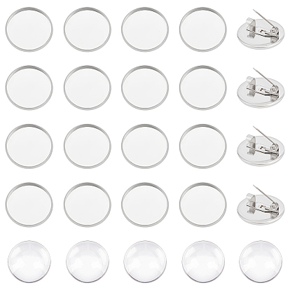 Заготовка купола своими руками 304 набор для изготовления броши из нержавеющей стали