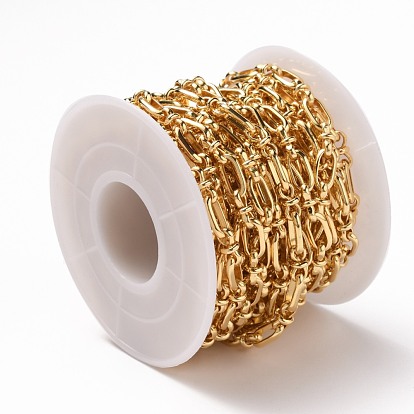 Brass Link Chains, with Spool, Soldered