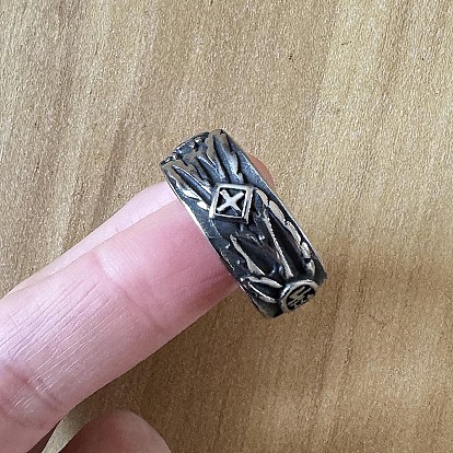 304 Кольца из нержавеющей стали для пары, крестик