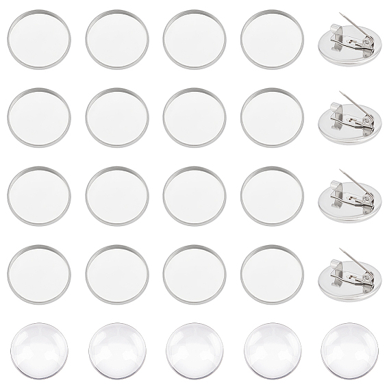 Заготовка купола своими руками 304 набор для изготовления броши из нержавеющей стали