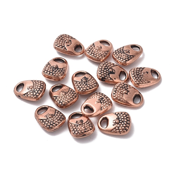 CCB Plastic Lady Bag Charms, 15x11x5mm, Hole: 2x4mm