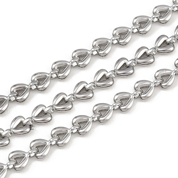 304 ссылка цепи из нержавеющей стали сердце, несварные, с катушкой