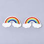 Computerized Embroidery Cloth Iron On Patches, Costume Accessories, Appliques, Rainbow