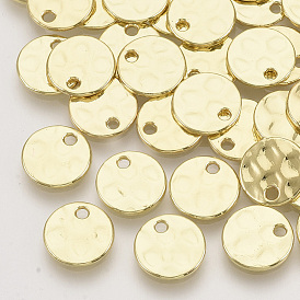 Pendentif en alliage , plat rond