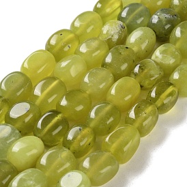 Natural Lemon Jade Beads Strands, Cuboid