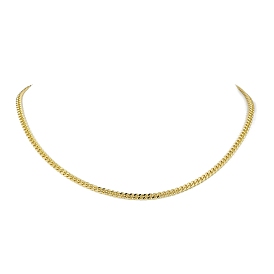 Brass Curb Chain Necklaces